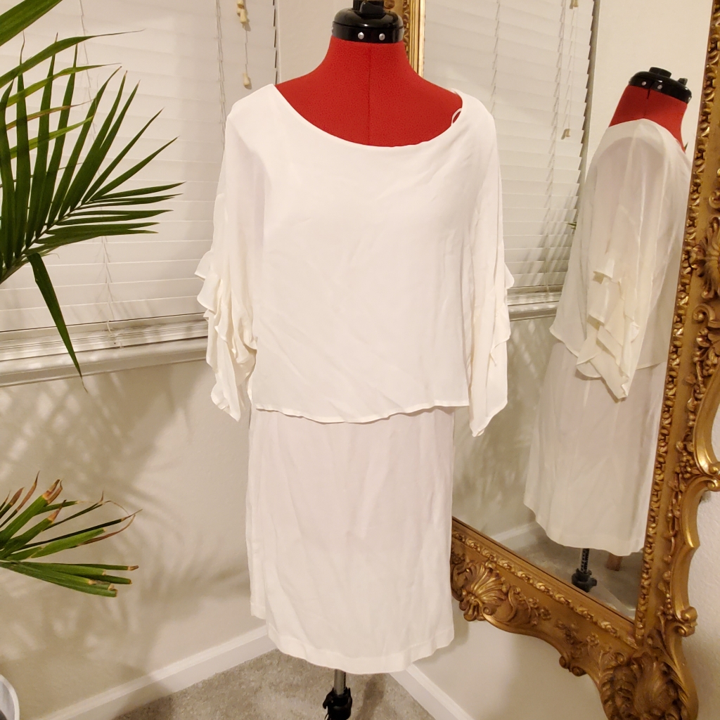 Zara Off White Dress Size Small